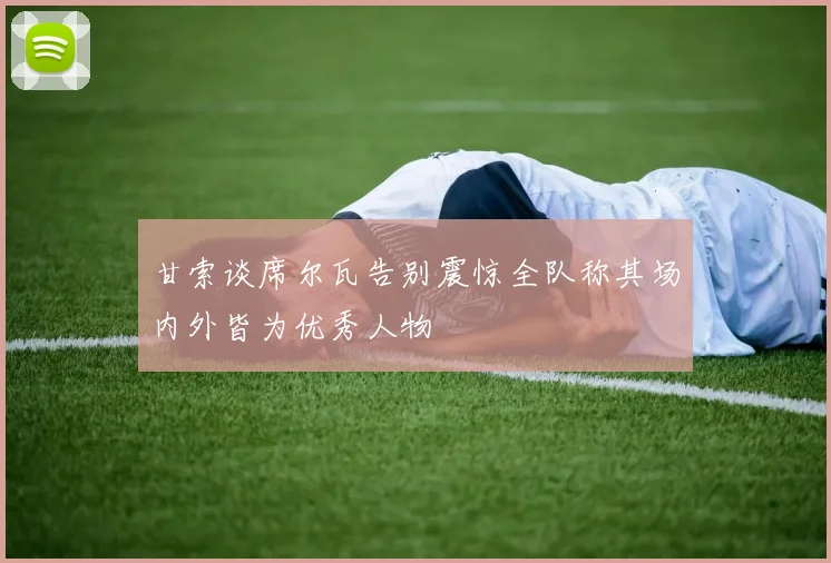 甘索谈席尔瓦告别震惊全队称其场内外皆为优秀人物